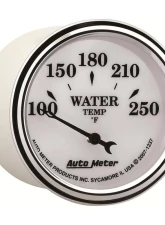 AutoMeter GAUGE; WATER TEMP; 2 1/16in.; 250deg.F; ELEC; OLD TYME WHITE II                                     - 1237 - Image 5