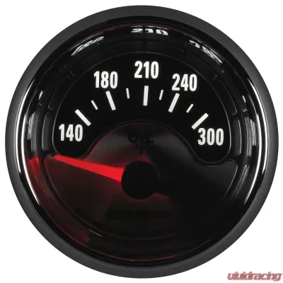 AutoMeter GAUGE; OIL TEMP; 2 1/16in.; 300deg.F; ELEC; AMERICAN MUSCLE - 1248