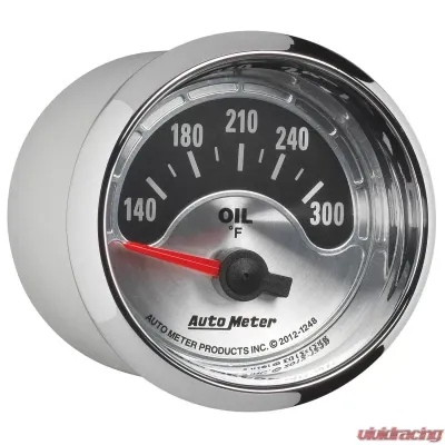 AutoMeter GAUGE; OIL TEMP; 2 1/16in.; 300deg.F; ELEC; AMERICAN MUSCLE - 1248