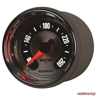 AutoMeter GAUGE; WATER TEMP; 2 1/16in.; 260deg.F; DIGITAL STEPPER MOTOR; AMERICAN MUSCLE - 1255