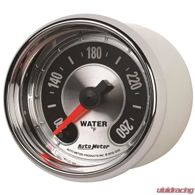 AutoMeter GAUGE; WATER TEMP; 2 1/16in.; 260deg.F; DIGITAL STEPPER MOTOR; AMERICAN MUSCLE - 1255
