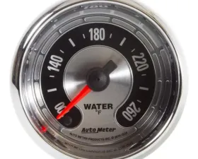 AutoMeter GAUGE; WATER TEMP; 2 1/16in.; 260deg.F; DIGITAL STEPPER MOTOR; AMERICAN MUSCLE