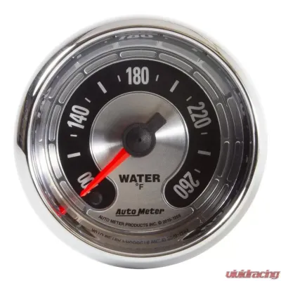 AutoMeter GAUGE; WATER TEMP; 2 1/16in.; 260deg.F; DIGITAL STEPPER MOTOR; AMERICAN MUSCLE - 1255