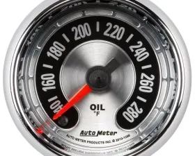 AutoMeter GAUGE; OIL TEMP; 2 1/16in.; 280deg.F; DIGITAL STEPPER MOTOR; AMERICAN MUSCLE