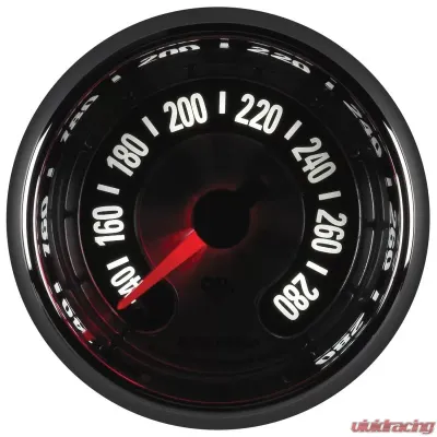 AutoMeter GAUGE; OIL TEMP; 2 1/16in.; 280deg.F; DIGITAL STEPPER MOTOR; AMERICAN MUSCLE - 1256