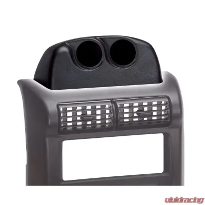 AutoMeter GAUGE MOUNT; DASH TOP; DUAL; 2 1/16in.; JEEP WRANGLER; 97-06 TJ Jeep 1997-2006 - 15219