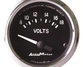 AutoMeter GAUGE; VOLTMETER; 2 1/16in.; 18V; ELECTRIC; COBRA