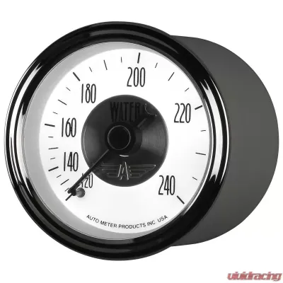 AutoMeter GAUGE; WATER TEMP; 2 1/16in.; 240deg.F; MECH; PRESTIGE PEARL - 2031