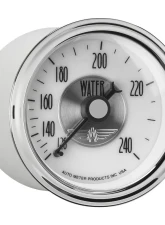 AutoMeter GAUGE; WATER TEMP; 2 1/16in.; 240deg.F; MECH; PRESTIGE PEARL                                     - 2031 - Image 5