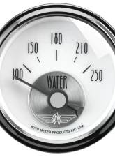 AutoMeter GAUGE; WATER TEMP; 2 1/16in.; 250deg.F; ELEC; PRESTIGE PEARL                                     - 2039 - Image 6