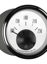 AutoMeter GAUGE; WATER TEMP; 2 1/16in.; 250deg.F; ELEC; PRESTIGE PEARL                                     - 2039 - Image 6