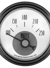 AutoMeter GAUGE; WATER TEMP; 2 1/16in.; 250deg.F; ELEC; PRESTIGE PEARL                                     - 2039 - Image 4