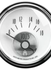 AutoMeter GAUGE; VOLTMETER; 2 1/16in.; 18V; ELEC; PRESTIGE PEARL                                     - 2094 - Image 6