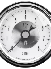 AutoMeter GAUGE; TACHOMETER; 3 3/8in.; 8K RPM; IN-DASH; PRESTIGE PEARL                                     - 2098 - Image 6