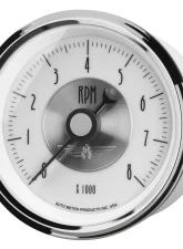 AutoMeter GAUGE; TACHOMETER; 3 3/8in.; 8K RPM; IN-DASH; PRESTIGE PEARL                                     - 2098 - Image 2