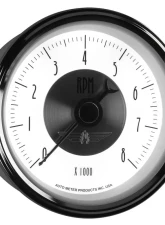 AutoMeter GAUGE; TACHOMETER; 3 3/8in.; 8K RPM; IN-DASH; PRESTIGE PEARL                                     - 2098 - Image 6
