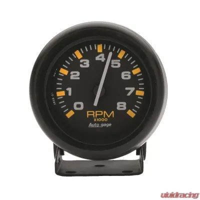 AutoMeter GAUGE; TACHOMETER; 2 3/4in.; 8K RPM; PEDESTAL; BLK DIAL BLK CASE; AUTOGAGE - 2305