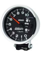 AutoMeter GAUGE; TACHOMETER; 5in.; 10K RPM; PEDESTAL W/PEAK MEMORY; BLACK; AUTO GAGE                                     - 233902 - Image 3