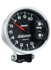 AutoMeter GAUGE; TACHOMETER; 5in.; 10K RPM; PEDESTAL W/PEAK MEMORY; BLACK; AUTO GAGE                                     - 233902 - Image 3