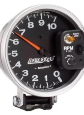 AutoMeter GAUGE; TACHOMETER; 5in.; 10K RPM; PEDESTAL W/INT. SHIFT LIGHT; BLACK; AUTO GAGE                                     - 233903 - Image 3
