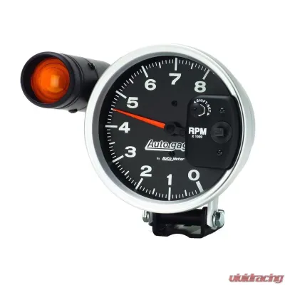 AutoMeter GAUGE; TACHOMETER; 5in.; 8K RPM; PEDESTAL W/EXT. SHIFT-LITE; BLACK; AUTO GAGE - 233905