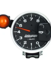 AutoMeter GAUGE; TACHOMETER; 5in.; 8K RPM; PEDESTAL W/EXT. SHIFT-LITE; BLACK; AUTO GAGE                                     - 233905 - Image 2