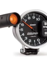 AutoMeter GAUGE; TACH; 5in.; 10K RPM; PEDESTAL W/EXT. SHIFT-LITE/MEM; BLACK; AUTO GAGE                                     - 233906 - Image 3