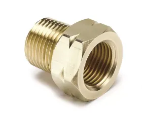 AutoMeter FITTING; ADAPTER; 3/8in. NPT MALE; BRASS; FOR AUTO GAGE MECH. TEMP.