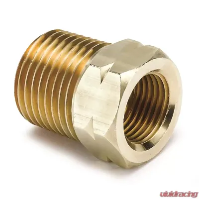 AutoMeter FITTING; ADAPTER; 1/2in. NPT MALE; BRASS; FOR AUTO GAGE MECH. TEMP. - 2372