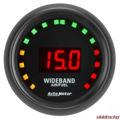 AutoMeter GAUGE; AIR/FUEL RATIO-WIDEBAND; STREET; 2 1/16in.; 10:1-17:1; DIGITAL; Z-SERIES - 2679