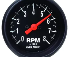 AutoMeter GAUGE; TACHOMETER; 2 1/16in.; 8K RPM; IN-DASH; Z-SERIES