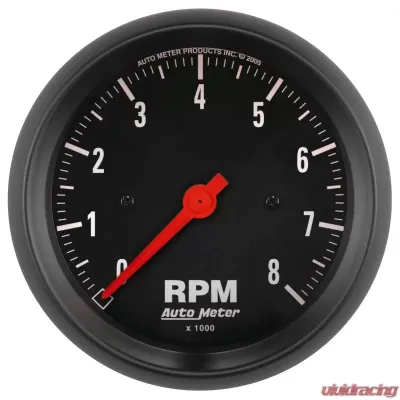 AutoMeter GAUGE; TACHOMETER; 3 3/8in.; 8K RPM; IN-DASH; Z-SERIES - 2699
