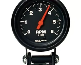 AutoMeter GAUGE; TACHOMETER; 2 5/8in.; 6K RPM; PEDESTAL; Z-SERIES