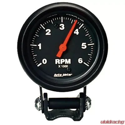 AutoMeter GAUGE; TACHOMETER; 2 5/8in.; 6K RPM; PEDESTAL; Z-SERIES - 2891