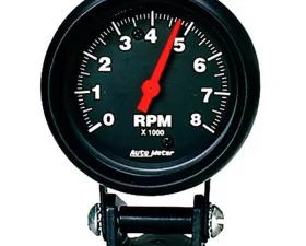 AutoMeter GAUGE; TACHOMETER; 2 5/8in.; 8K RPM; PEDESTAL; Z-SERIES