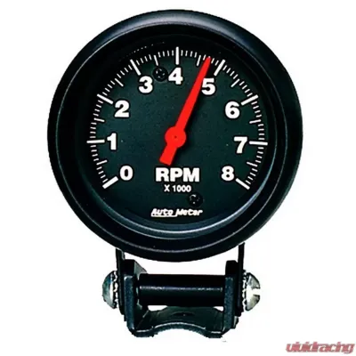 AutoMeter GAUGE; TACHOMETER; 2 5/8in.; 8K RPM; PEDESTAL; Z-SERIES - 2892