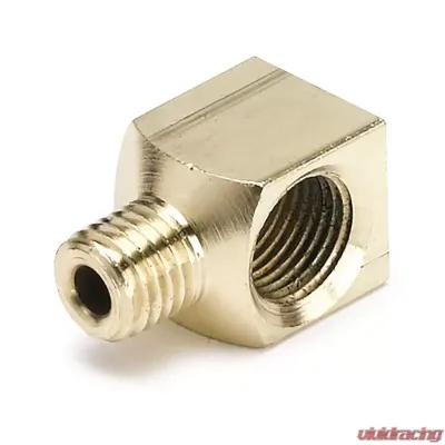 AutoMeter FITTING; ADAPTER; 90deg.; 1/8in. NPTF FEMALE TO 1/8in. COMPRESSION MALE; BRASS - 3272