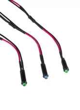 AutoMeter LED INDICATOR LIGHT KIT (2 GREEN; 1 BLUE)                                     - 3283 - Image 2
