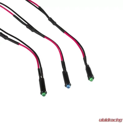 AutoMeter LED INDICATOR LIGHT KIT (2 GREEN; 1 BLUE) - 3283