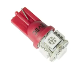 AutoMeter LED BULB; REPLACEMENT; T3 WEDGE; RED