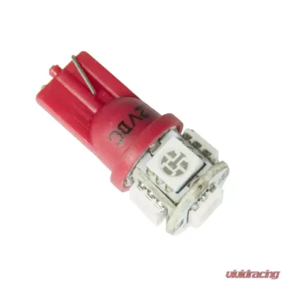 AutoMeter LED BULB; REPLACEMENT; T3 WEDGE; RED - 3284