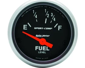 AutoMeter GAUGE; FUEL LEVEL; 2 1/16in.; 16OE TO 158OF; ELEC; SPORT-COMP