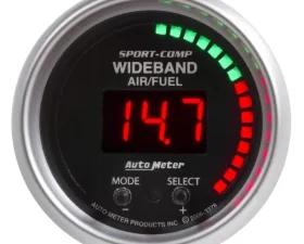 AutoMeter GAUGE; AIR/FUEL RATIO-PRO; 2 1/16in.; 10:1-20:1; DIGITAL W/PEAK/WARN; SC