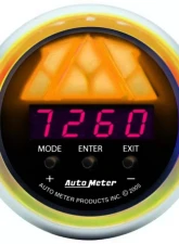 AutoMeter GAUGE; TACHOMETER; DIGITAL RPM W/LED SHIFT LIGHT; SPORT-COMP                                     - 3387 - Image 2