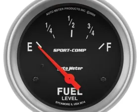 AutoMeter GAUGE; FUEL LEVEL; 2 5/8in.; 0OE TO 90OF; ELEC; SPORT-COMP