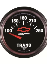 AutoMeter GAUGE; TRANSMISSION TEMP; 2 1/16in.; 100-250deg.F; ELECTRIC; CHEVY RED BOWTIE; B                                     - 3649-00406 - Image 3
