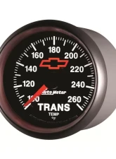 AutoMeter GAUGE; TRANS. TEMP; 2 1/16in.; 100-260deg.F; DIGITAL STEPPER MOTOR; CHEVY RED BO                                     - 3657-00406 - Image 2