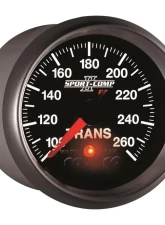 AutoMeter GAUGE; TRANS TEMP; 2 1/16in.; 100-260deg.F; STEPPER MOTOR W/PEAK/WRN; SPORT-COMP                                     - 3658 - Image 5