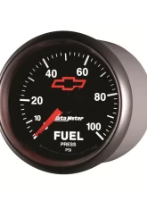 AutoMeter GAUGE; FUEL PRESSURE; 2 1/16in.; 100PSI; DIGITAL STEPPER MOTOR; CHEVY RED BOWTIE                                     - 3663-00406 - Image 2