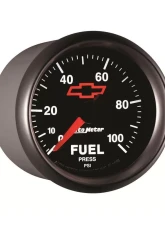 AutoMeter GAUGE; FUEL PRESSURE; 2 1/16in.; 100PSI; DIGITAL STEPPER MOTOR; CHEVY RED BOWTIE                                     - 3663-00406 - Image 3